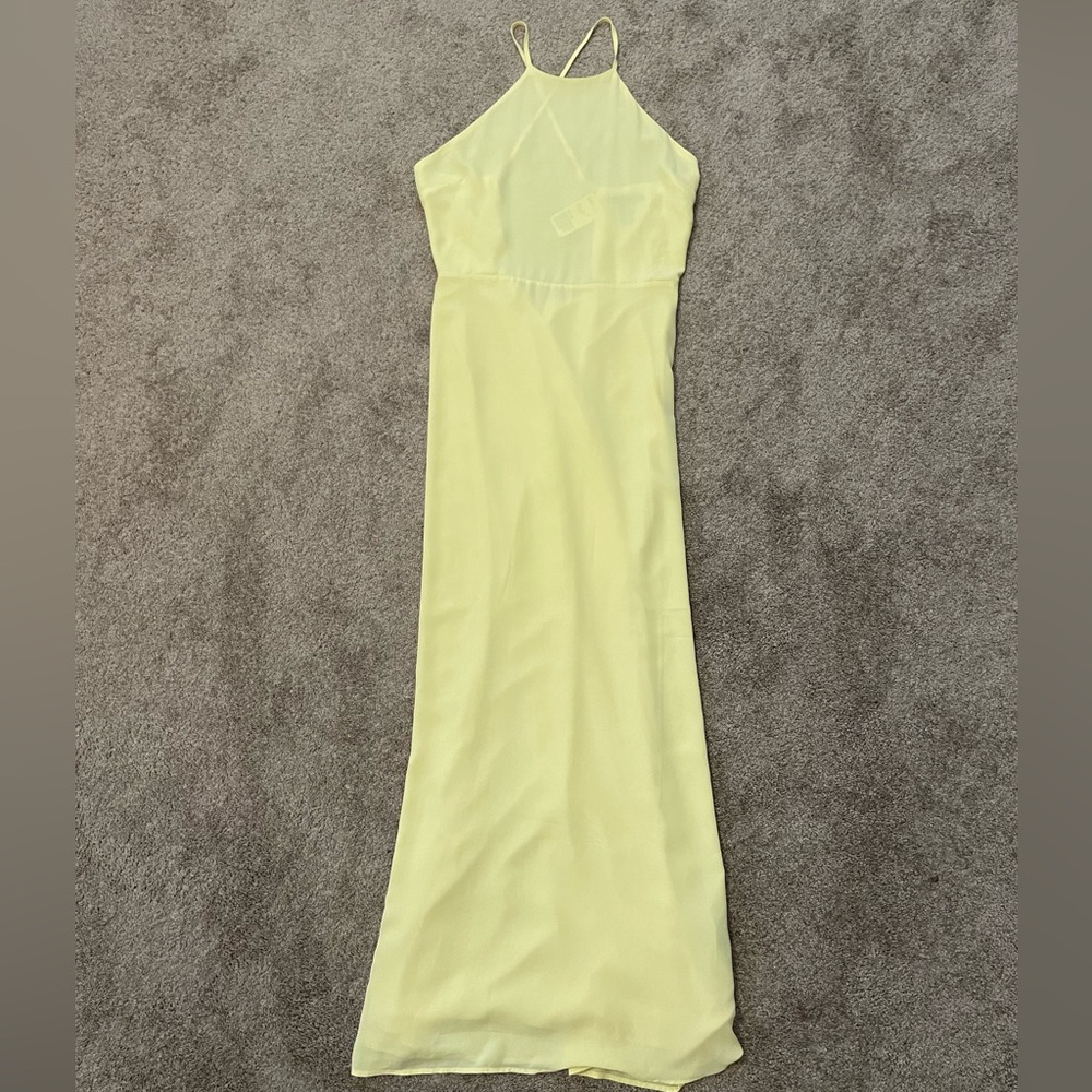 Prettiest yellow gown/maxi. Size Medium from Forever 21
